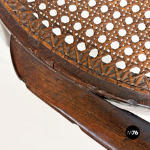 Charger l'image dans la galerie, Wood and Vienna straw bench, 1970s
