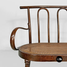 Charger l'image dans la galerie, Wood and Vienna straw bench, 1970s