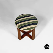 画像をギャラリービューアに読み込む, Stools in fabric and wood, 1930s
