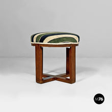 画像をギャラリービューアに読み込む, Stools in fabric and wood, 1930s