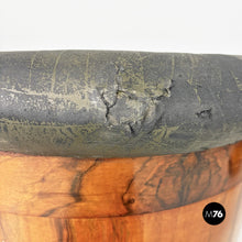 Load image into Gallery viewer, Wood and green faux leather chairs, 1930s.