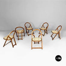 Load image into Gallery viewer, Arca chairs by Gigi Sabadin for Crassevig, 1970s.