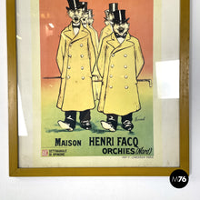 画像をギャラリービューアに読み込む, Offset print of a flyer by Fernand Fernel, 1960s