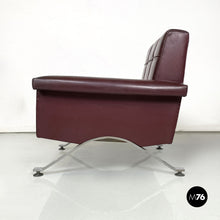 画像をギャラリービューアに読み込む, Leather armchairs 875 by Ico Parisi for Cassina, 1960s