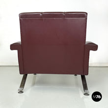 画像をギャラリービューアに読み込む, Leather armchairs 875 by Ico Parisi for Cassina, 1960s