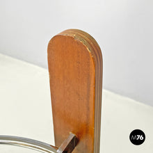 画像をギャラリービューアに読み込む, Round umbrella stand by Origlia in cast iron and wood, 1980s