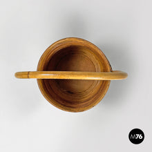 Load image into Gallery viewer, Round rattan umbrella stand with handle, 1960s