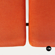 Load image into Gallery viewer, Metal and cotton Vienna model sofa or bench by Rodney Kinsman for Bieffeplast, 1980s