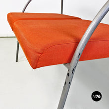 Load image into Gallery viewer, Metal and cotton Vienna model sofa or bench by Rodney Kinsman for Bieffeplast, 1980s