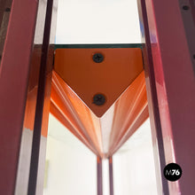 Load image into Gallery viewer, Metal and glass Caos San bookcase by Antonia Astori for Driade, 1990s