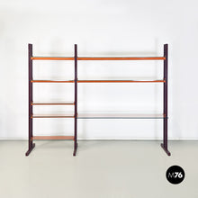 Load image into Gallery viewer, Metal and glass Caos San bookcase by Antonia Astori for Driade, 1990s