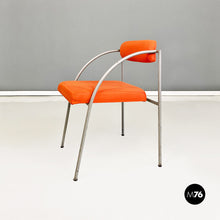 Load image into Gallery viewer, Metal and cotton Vienna chairs by Rodney Kinsman for Bieffeplast, 1980s