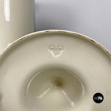 Load image into Gallery viewer, White ceramic umbrella stand by Angelo Mangiarotti for Fratelli Brambilla, 1970s