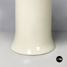 Load image into Gallery viewer, White ceramic umbrella stand by Angelo Mangiarotti for Fratelli Brambilla, 1970s