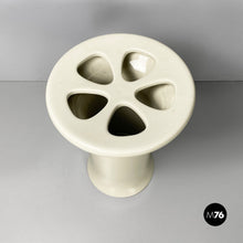 Load image into Gallery viewer, White ceramic umbrella stand by Angelo Mangiarotti for Fratelli Brambilla, 1970s