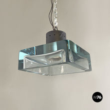 Load image into Gallery viewer, Murano glass chandelier by Flavio Poli for Seguso, 1960s