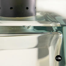 Load image into Gallery viewer, Murano glass and black metal wall lamp by Flavio Poli for Seguso, 1960s