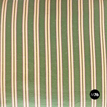 Load image into Gallery viewer, Antique wood and colored striped silk chairs, 1850s