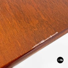 Load image into Gallery viewer, Wood top and metal base desk or dining table by Formanova, 1970s