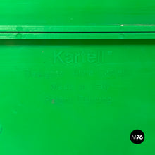 Load image into Gallery viewer, Green plastic modular mirror by Anna Castelli for Kartell, 1970s