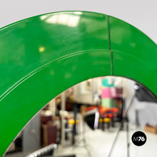 Load image into Gallery viewer, Green plastic modular mirror by Anna Castelli for Kartell, 1970s