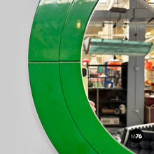 Load image into Gallery viewer, Green plastic modular mirror by Anna Castelli for Kartell, 1970s
