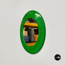 Load image into Gallery viewer, Green plastic modular mirror by Anna Castelli for Kartell, 1970s