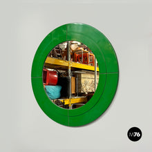 Load image into Gallery viewer, Green plastic modular mirror by Anna Castelli for Kartell, 1970s