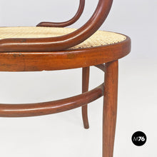 Load image into Gallery viewer, Vienna straw Thonet chairs with armrests, 1950s