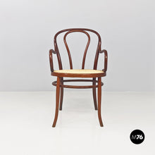 Load image into Gallery viewer, Vienna straw Thonet chairs with armrests, 1950s