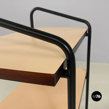 画像をギャラリービューアに読み込む, Double-shelf light pink bedside table or coffee table, 1960s