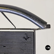 将图片加载到图库查看器,Black metal and rubber chair by Maurizio Peregalli for Zeus, 1984