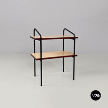 画像をギャラリービューアに読み込む, Double-shelf light pink bedside table or coffee table, 1960s