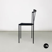 将图片加载到图库查看器,Black metal and rubber chair by Maurizio Peregalli for Zeus, 1984