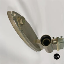 画像をギャラリービューアに読み込む, Glass and brushed steel sconces by Lumi Milano, 1970s