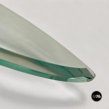 画像をギャラリービューアに読み込む, Glass and brushed steel sconces by Lumi Milano, 1970s