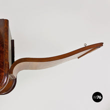 Load image into Gallery viewer, Wood and glass highboard with shelves and closed part, 1930s