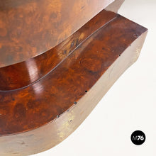 Load image into Gallery viewer, Wood and glass highboard with shelves and closed part, 1930s