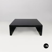 画像をギャラリービューアに読み込む, Black wood Saratoga coffee table by Lella and Massimo Vignelli for Poltronova, 1960s