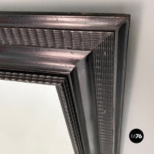 画像をギャラリービューアに読み込む, Wall mirrors with wood guillochè frame, 1900s