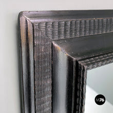 画像をギャラリービューアに読み込む, Wall mirrors with wood guillochè frame, 1900s