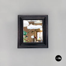 画像をギャラリービューアに読み込む, Wall mirrors with wood guillochè frame, 1900s