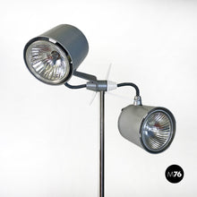 Load image into Gallery viewer, Metal and marble Stadium floor lamp by Wettstein for Pallucco Italia, 1990s