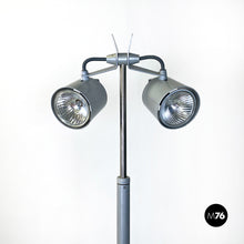 Load image into Gallery viewer, Metal and marble Stadium floor lamp by Wettstein for Pallucco Italia, 1990s