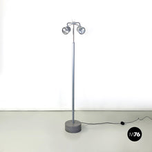 Load image into Gallery viewer, Metal and marble Stadium floor lamp by Wettstein for Pallucco Italia, 1990s