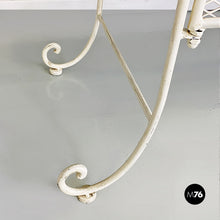 将图片加载到图库查看器,Classic white iron outdoor bench, 1960s