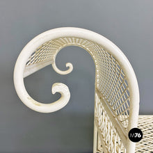 将图片加载到图库查看器,Classic white iron outdoor bench, 1960s