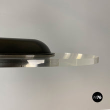 Carica l'immagine nel visualizzatore di Gallery, Black and violet arc floor lamp, 1980s