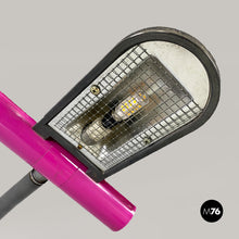 Carica l'immagine nel visualizzatore di Gallery, Black and violet arc floor lamp, 1980s