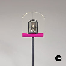 Carica l'immagine nel visualizzatore di Gallery, Black and violet arc floor lamp, 1980s
